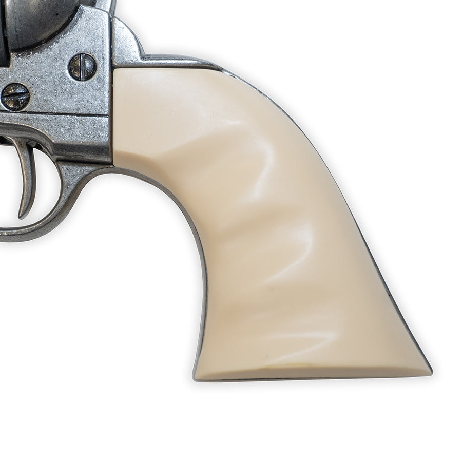 Peace Prop Replica Western Peace Maker - Faux Ivory Grip - Grey Finish · Western ...