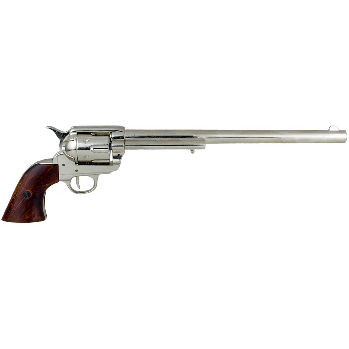 Non-Firing - M1873 Single Action Buntline Special Revolver - Nickel Finish