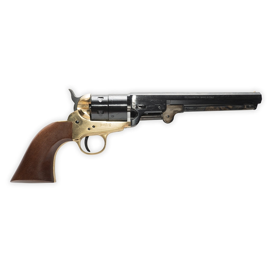 Blank-Firing Revolver - 1851 Navy Replica (.380 cal) - Brass Framing