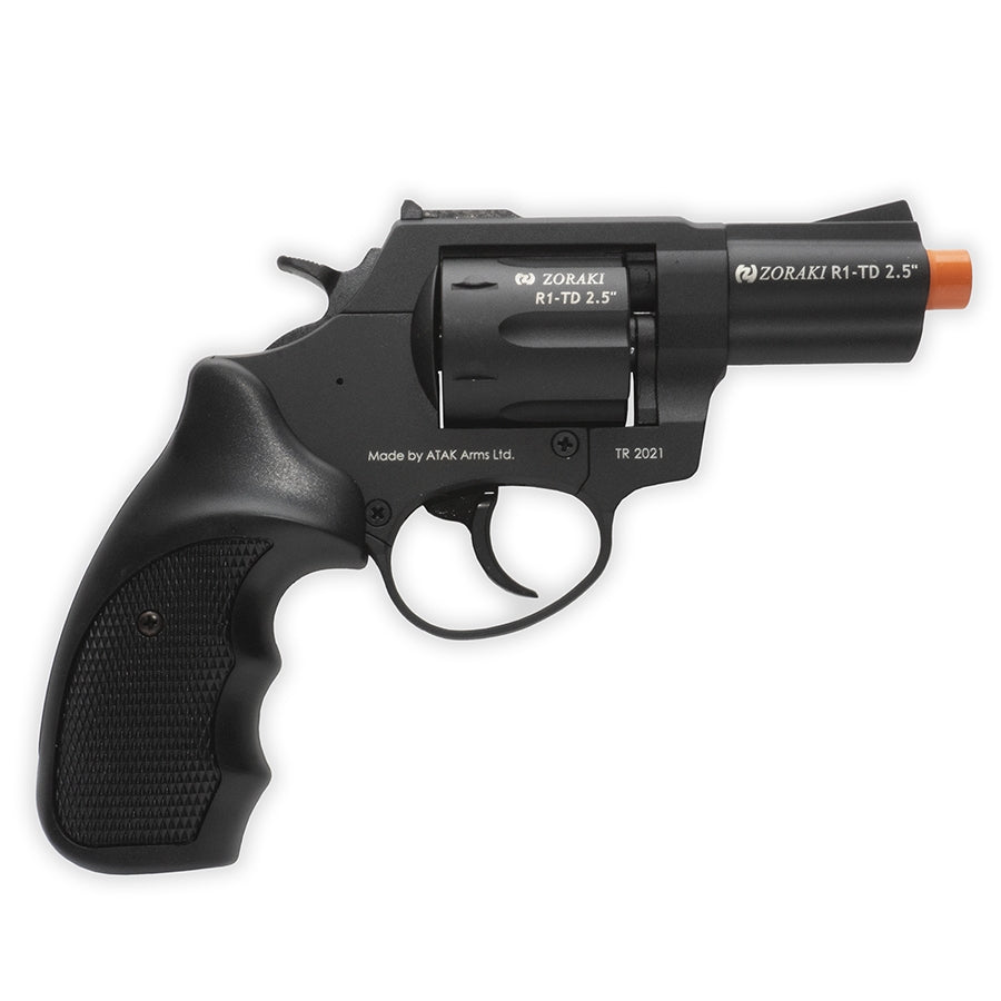 Blank-Firing Revolver - Zoraki R1 2.5" Front Firing - Black Finish (.380 cal)