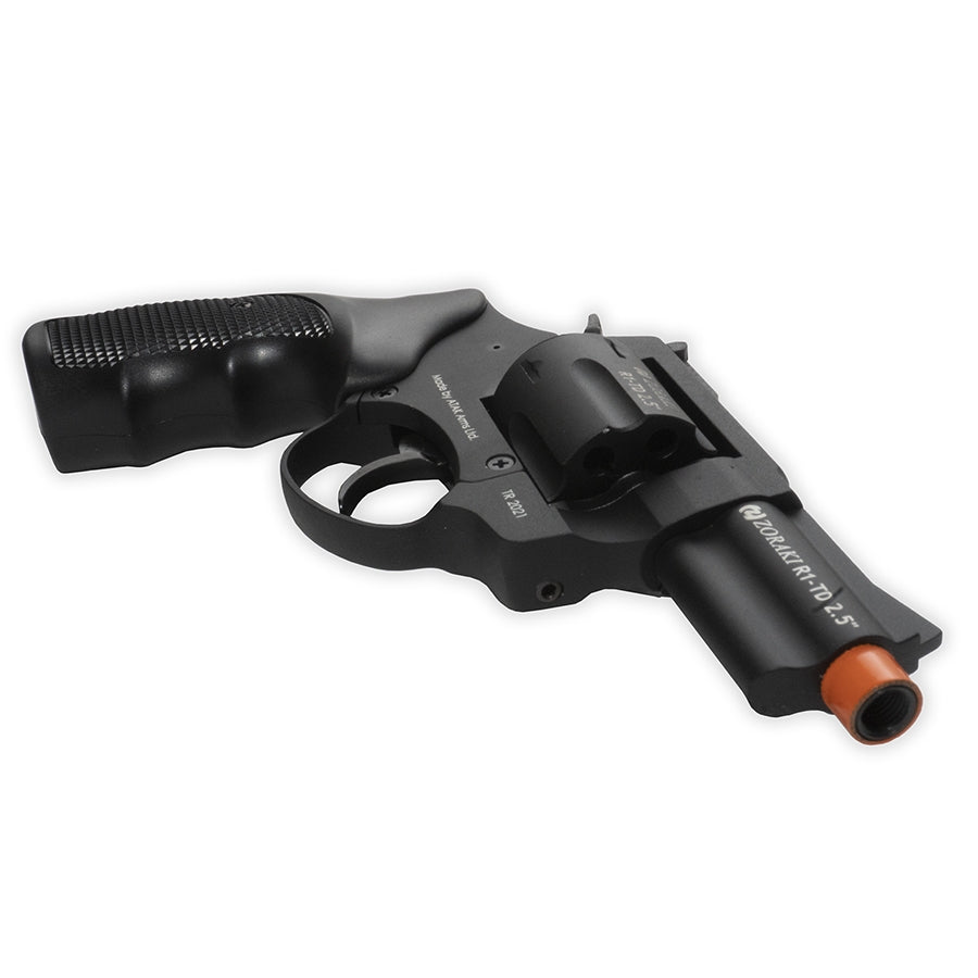 Blank-Firing Revolver - Zoraki R1 2.5" Front Firing - Black Finish (.380 cal)
