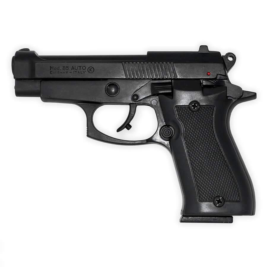 Blank-Firing Semi-Auto Pistol - Beretta 85 - Blued Finish 8mm PAK