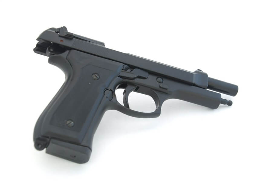 Kimar Model 92 Blank-Firing Semi-Auto Pistol - Blued Finish