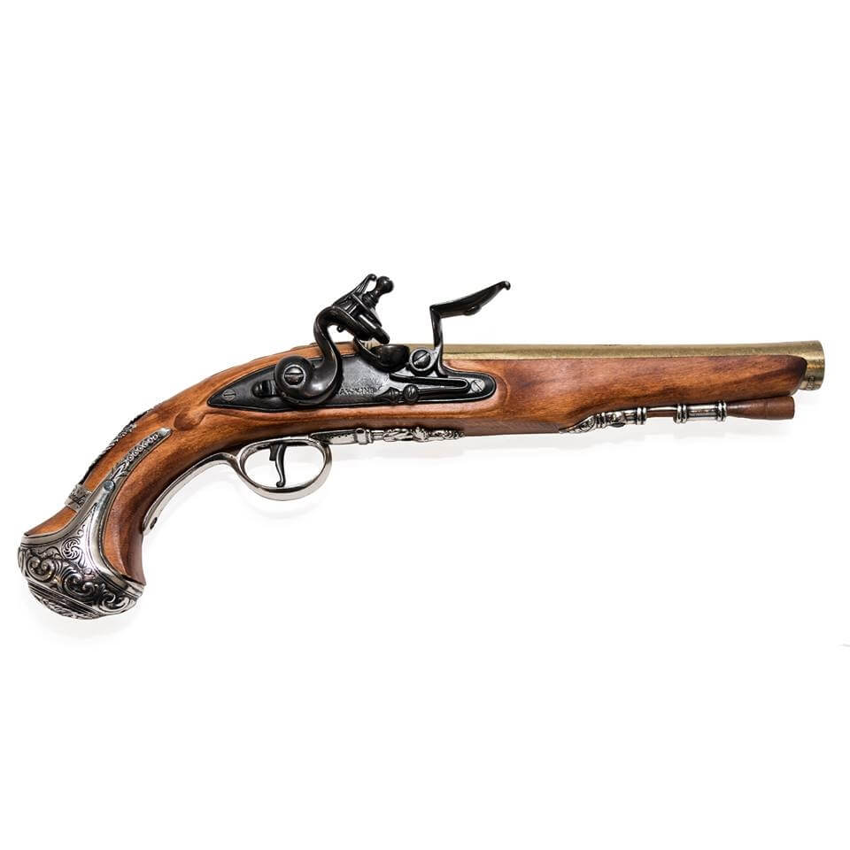 KTW flintlock pistol エアガン KTW Flintlock Pistol Airsoft Gun (Air Cocking Gun)