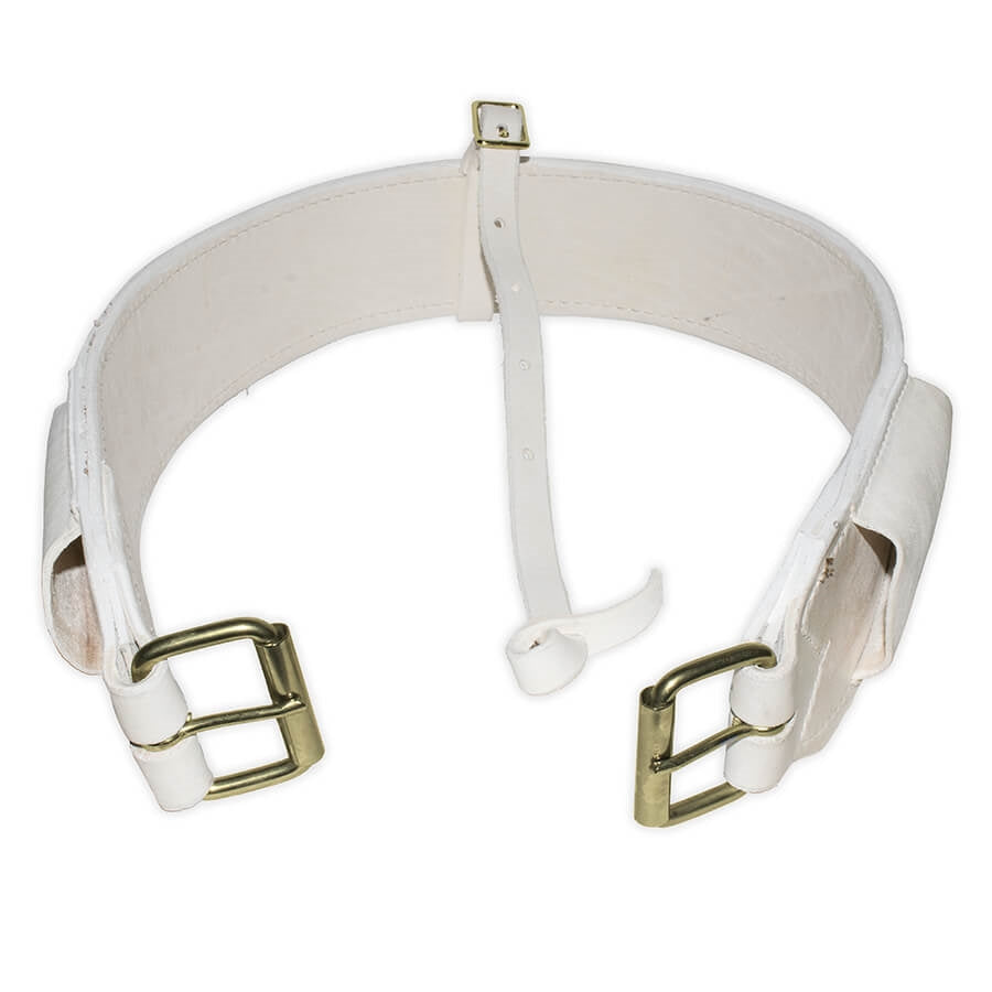 Rear Flank Cinch (White Leather)